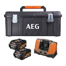 Aeg Setll1860bltb Akü Ve Şarj Cihazı Seti 2x6.0ah 4935478551