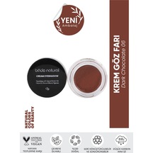 Bade Natural Krem Göz Farı 06 Dark Chocolate