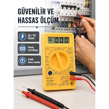 Mey İthalat Lcd Ekranlı Dijital Ölçü Aleti Ev Ve Atölye Kullanımı Yeni Nesil