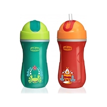 Chicco Sport Cup Isı Yalıtımlı Spor Pipetli Bardak 266 ML Çok Renkli