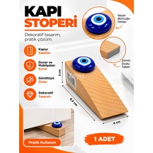 Kapı Stoperi Kapı Sabitleyici Takoz Dekoratif Nazar Boncuklu Uğur Böcekli Karışık Desen Gönderilmektedir 1 Adet