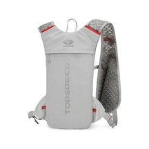 Teltree Outdoor Spor Sırt Çantası, Yüksek Kapasiteli Nylon Materyal, Koşu, Bisiklet, Dağcılık İçin Uygun, Gri Renk Gri