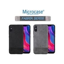 Microcase Xiaomi Mi 8 Pro Fabrik Serisi Kumas Ve Deri Desen Kilif 377780066
