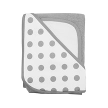 Kapşonlu Havlu, Set Pamuk-havlu American Bebek Company Gray Dot