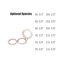 Mufunye Ztto Bisiklet Filtreli Pinyon 8/9/10/11 Vitesli Dağ Yolu, 11/12/13t Alüminyum Gümüş Dişli Parça