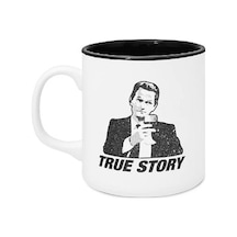 Mabbels Porselen Kupa Dış Beyaz İç Siyah Mug-383864