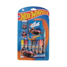 10 Parça Eğlenceli Okul Kırtasiye Seti, Hot Wheels Temalı