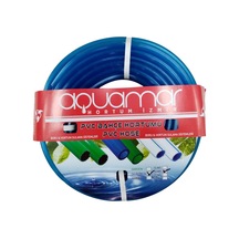 Aquamar Süper Silikonlu Şeffaf Hortum 1/2 15 Mt Mavi