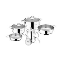 Bambum Rose - 10 Parça Çelik Tencere Seti