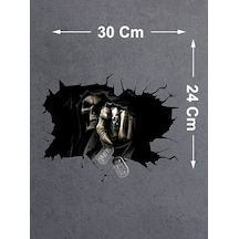 Kurukafa Korku You Sticker - Araba Oto Motosiklet Sticker - 00044 30x24 Cm