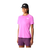 The North Face W Summit High Trail Run Kadın Mor Outdoor T-shirt Nf0a7ztvqıx1 Mor