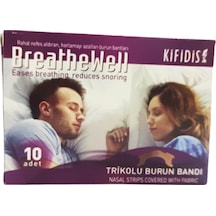 Kifidis Breathe Well Trikolu Burun Bandı 10'lu