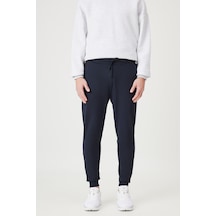 George Henry Standart Fit Normal Kesim 2 İplik Cepli Rahat Recycle Pamuklu Jogger Eşofman Altı Lacivert