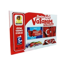 Moon Beavers Benim Güzel Vatanım Bayrak 83044,ahşap Eğitici Oyuncak Puzzle
