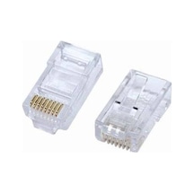 Rj45 Cat6 Altin Uç Connector Konnektör Network Kablo Jaki 50 Adet