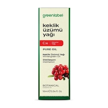 Greenlabel Keklik Üzümü Yağı 10 Ml. Distilasyon 100 G