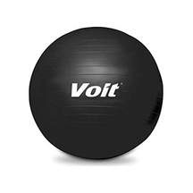 Voit T5406 65 Cm Pilates Topu + Pompa Hediyeli Unisex, Siyah, Tek Beden