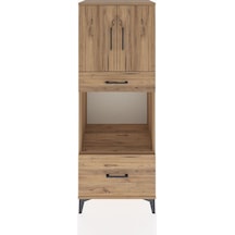 Hyperion Dolap 2 Raflı 2 Çekmeceli 2 Kapaklı 60x44x163 Çam-çam Atlas Çam
