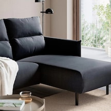 Ikea Mavi Rahat Kanepe - Uzanma Koltuklu 4'lü Kanepe