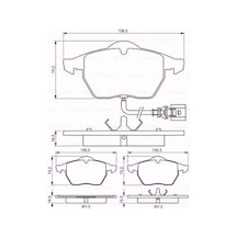 Seat Leon 1.8 20V T 4 1999-2006 Bosch Ön Fren Balatası