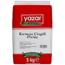 Yazar Kırmızı Çizgili Yerli Pirinç 5 KG