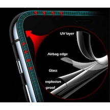 Apple Uyumlu   iPhone 12 Pro Airbag Destekli Hayalet Cam Ekran Koruyucu