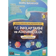 8. Sınıf LGS T.C. İnkılap Tarihi ve Atatürkçülük Konu Anlatımlı Soru Bankası -  Zeka Küpü Yayınları