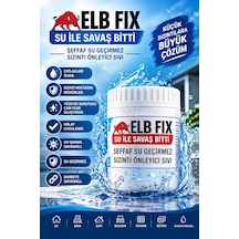 Elb Fıx Şeffaf Su Geçirmez Sızıntı Önleyici Sıvı Yalıtım Ürünü 1 Kg Çatlak Ve Su Sızıntısı Önleyic