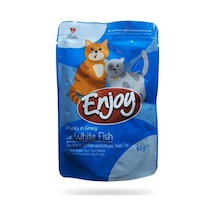Enjoy Pouch Balıklı Kedi Konservesi 85 Gr