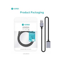 Usb Uzatma Kablosu Dişi Erkek Usb 2.0 Data Şarj Yazıcı Klavye Mouse Uzatıcı Örgülü 2 Metre