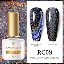 Pro Laser Raınbow Cat Magnetıc Gel 7ml Kedi Gözü Mayetik Kalıcı Oje Rc08,bpodrc08