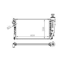 Orıs Radyatör P405 Iı 1.8-1.9-2.0 87-95 Xu52c Ac Mek 610x378x23 Mpe246023 1331.90 1331.91 1301.g3 1301.g5