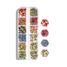 12'li Tırnak Süsleme - Nail Art Charm - Nail Art Süs Taşı - Makyaj Taşı - Protez Tırnak Süsü 104-2