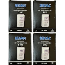 Sekma Doğal Gaz Metan Alarm Dedektörü S-092 4 Adet