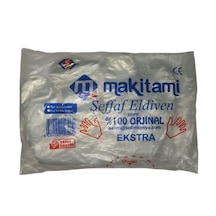 Makitami Şeffaf Poşet Eldiven 100'lü