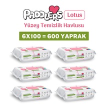 Easy Clean Lotus Çiçeği Kokulu Yüzey Temizlik Havlusu 600 Yaprak (6x100) – Yüksek Hijyen