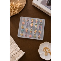 Nail Art Silikon Kalıp 3d Nail Art Desen Kalıbı, Tırnak Süsleme Desen Charm Tırnak Çarm 54