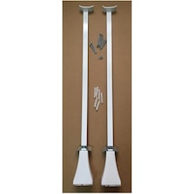 Panel Radyatör Ayağı / Yer Konsolu 90 Cm Yere Sabitleme Beyaz 1 Çift 2 Adet