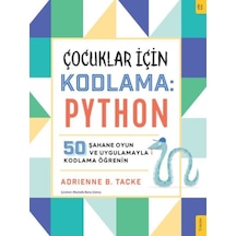 Çocuklar İçin Kodlama: Python - Uvcu-874347