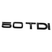 Audi Uyumlu 50 Tdı Siyah Yazı