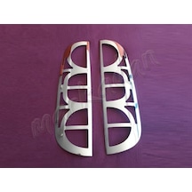 Woc Chrome Fiat Doblo Krom Stop Çerçevesi 2006-2012 2 Parça Pasla