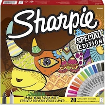 Zekicocuk Sharpie Fine Permanent Markör 20 Li Gergedan