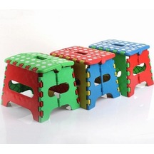 Sones Taşınabilir Kalın Plastik Çocuk Katlanır Tabure Açık Hava Aktivite Aracı Ev Seyahat Gerekliliği, Renk Rastgele Teslimat