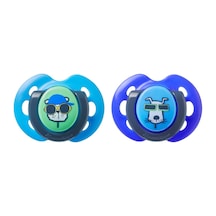 Tommee Tippee 2X Fun Emzik  0-6 Ay Lacivert