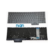 Nion Lenovo Pk133qv3a13 Rev:1a Uyumlu Laptop Notebook Klavye Gri Tuşlu Rgb Aydınlatmalı Tr