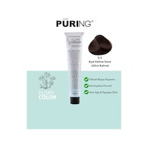 Puring Flory Color Papatya Özlü Amonyaksız Saç Boyası Altın Kahve 100 ML 5.3 Açık Kahve Dore