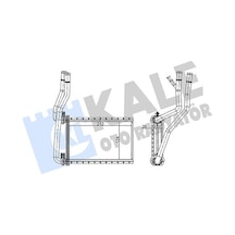 Kale 352140 Kalorifer Radyatörü - Suzuki Sx4 2007-2015 1.6 71743143 - 71768657 - 7412060pa0 - 7412062ja0