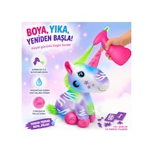 Airbrush Peluş Unicorn - Yıkanabilir Ve Tekrar Boyanabilir Sihirli Peluş Oyuncak Seti Beyaz - 889982747 Beyaz