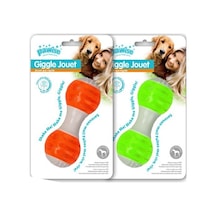 Pawise Giggle Jouet 14 CM Sesli Halter Köpek Oyuncağı Çok Renkli