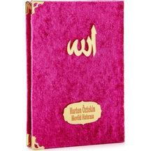 10 Adet - Kadife Kaplı Yasin Kitabı - Çanta Boy - Isim B N11.5046